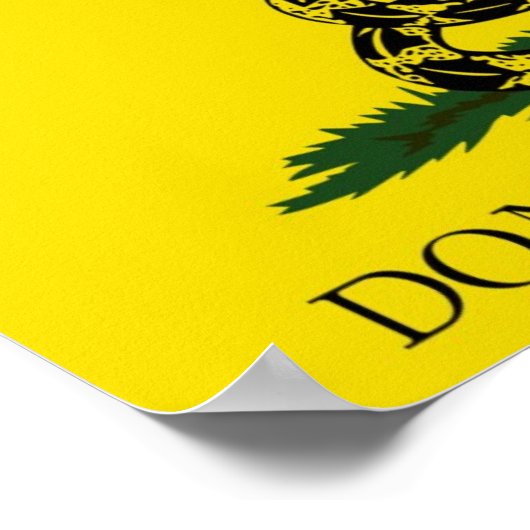 私のポスターに踏み込まない ポスター (角)