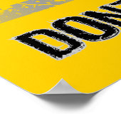 私のポスターを踏み鳴らさない ポスター (角)