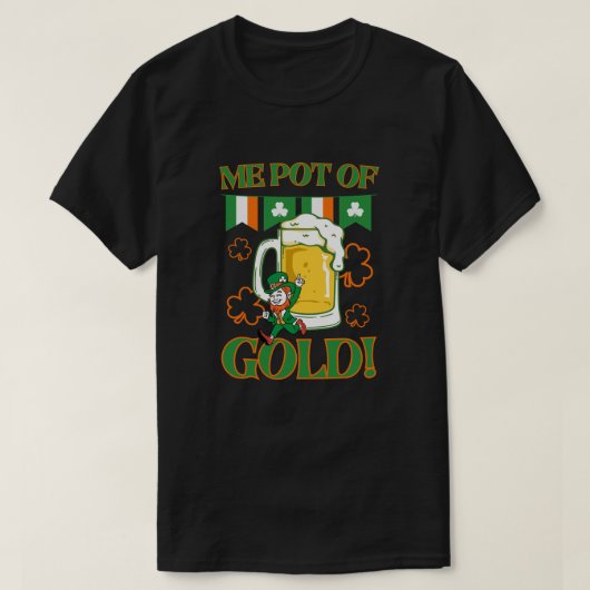 私のポットアイリッシュビール Tシャツ (デザイン正面)