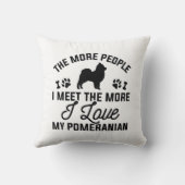 私のポメラニア犬 クッション (裏面)