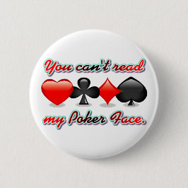 私のポーカーフェースを読むことができません 缶バッジ