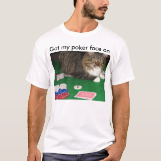 私のポーカーフェース得られるRafiのポーカーフェース Tシャツ