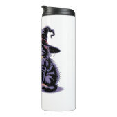 私のポーションをオフにポーズハロウィーンかわいいキャットクラ タンブラー (回転右)