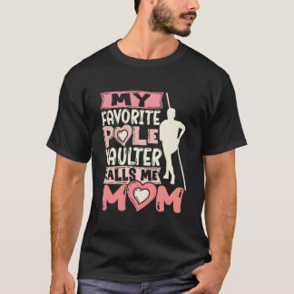 私のポールバレーのチャンピオンは私をママと呼ぶ Tシャツ