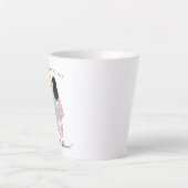 私のマイド・オブ・オナーを引き受けてくれますか カフェラテマグ (正面)