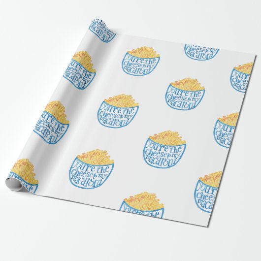 私のマカロニの包装紙へのあなたはチーズ ラッピングペーパー (アンロールド)