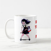 私のマグに触れないで下さい コーヒーマグカップ (左)