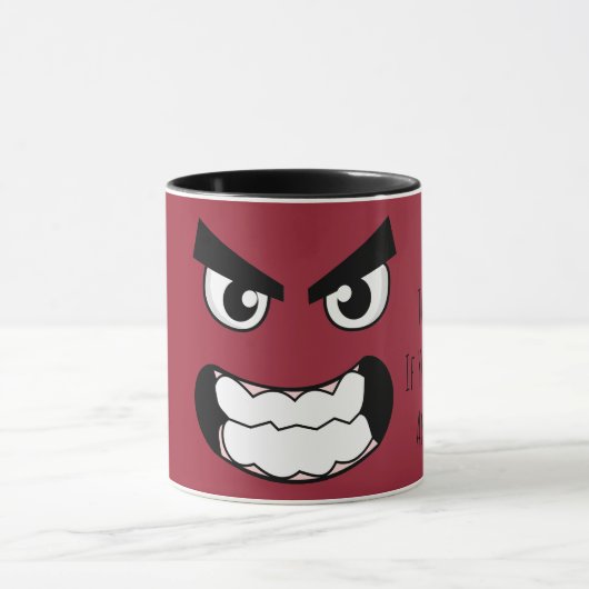 私のマグに触れないで下さい マグカップ (中央)