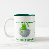 私のマグのカエル ツートーンマグカップ (左)