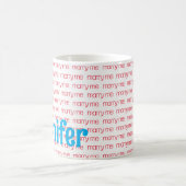 私のマグカップと結婚 コーヒーマグカップ (中央)