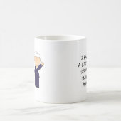 私のマグカップには小さな船乗りが可愛おもしろいく コーヒーマグカップ (中央)