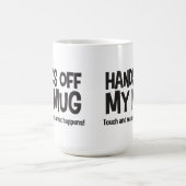私のマグカップの手 コーヒーマグカップ (中央)