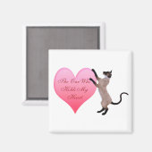 私のマグネットを握っているハート マグネット (正面/裏面)