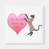 私のマグネットを握っているハート マグネット (正面)