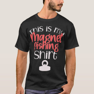 私のマグネットフィッシングTシャツ マグネットフィ好きへのギフト Tシャツ
