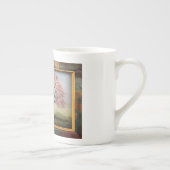 私のマグノリアの骨灰磁器のマグ ボーンチャイナマグカップ (右)