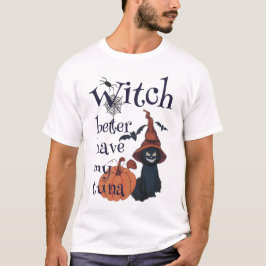 私のマグロは魔女が持った方がいい Tシャツ