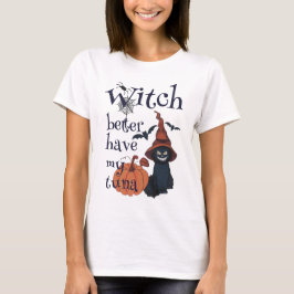 私のマグロは魔女が持った方がいい Tシャツ