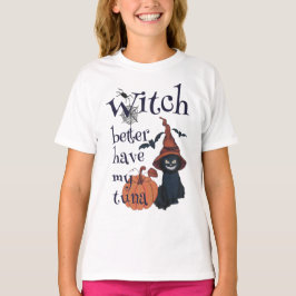 私のマグロは魔女が持った方がいい Tシャツ