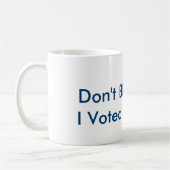 私のマグ責任にしないで下さい! コーヒーマグカップ (左)