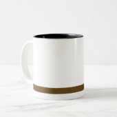 私のマグ02邪魔を除いて下さい ツートーンマグカップ (正面左)