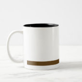 私のマグ02邪魔を除いて下さい ツートーンマグカップ (左)
