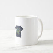 私のマシンでは動きます - 面白いプログラマTシャツ  コーヒーマグカップ (正面右)