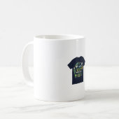 私のマシンでは動きます - 面白いプログラマTシャツ  コーヒーマグカップ (正面左)