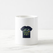 私のマシンでは動きます - 面白いプログラマTシャツ  コーヒーマグカップ (中央)