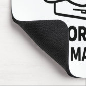 私のマシンで動いた – レトロ開発者ユーモア マウスパッド (コーナー)