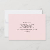 私のマトロン・オブ・オナーになってくれますか? プロポーズカード 招待状 (裏面)