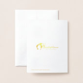 私のマトロン・オブ・オナーになってくれませんか？ プランを一緒に考えましょう ゴールド・フォイル・カ 箔カード (裏面封筒付き)