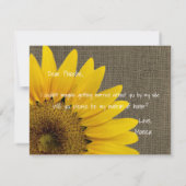 私のマトロン・オブ・オナーになってくれる? ラスティックウェディングで 招待状 (裏面)