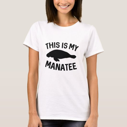私のマナティーです Tシャツ (正面)