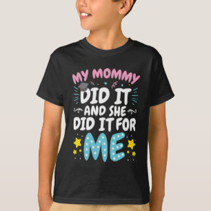 私のママがやったし、彼女が卒業のためにやった Tシャツ