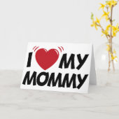 私のママが大好き カード (黄色い花)