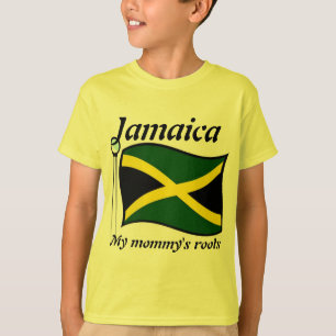 私のママのルーツのジャマイカの子供たちTシャツ Tシャツ