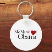 私のママはオバマが大好き キーホルダー (正面)