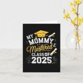 私のママは2025年マスターズ卒業のClをマスター カード (黄色い花)