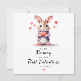 私のママへの初めてのバレンタイン　Sweet Bunny To My Mommy シーズンカード