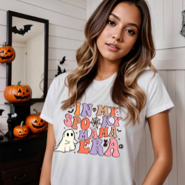 私のママ時代の不気味溝深いハロウィン Tシャツ