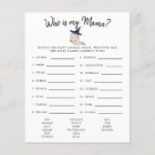 私のママ赤ちゃんシャワーのゲームである小さなブガール (正面)