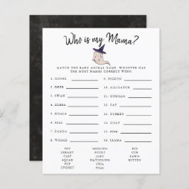 私のママ赤ちゃんシャワーのゲームである小さなブガール