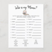 私のママ赤ちゃんシャワーのゲームである小さなブー少年 (正面)