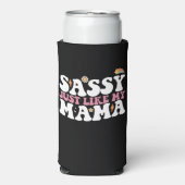 私のママGroovyと同じようにサッシー スリム缶クーラー (Seltzer正面)