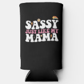 私のママGroovyと同じようにサッシー スリム缶クーラー (正面)