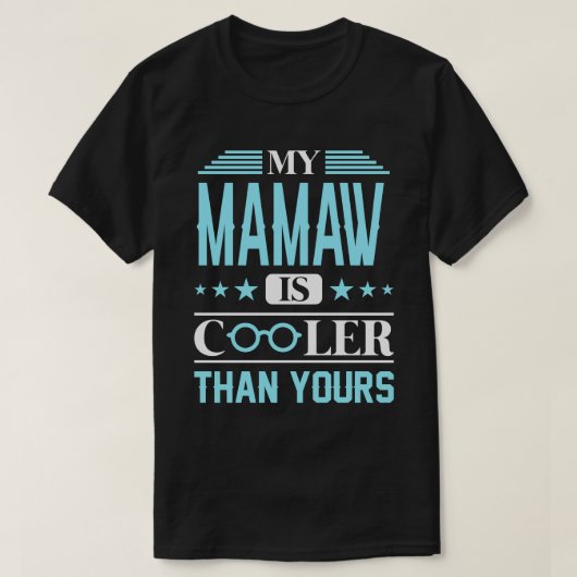 私のマムはクールお前のマムーより Tシャツ (デザイン正面)
