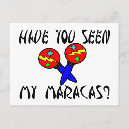 私のマラカスを見たか？ ポストカード