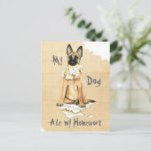 私のマリ食べノア宿題 ポストカード (スタンド正面)