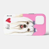 私のマルチーズ Case-Mate iPhoneケース (裏面 (横))